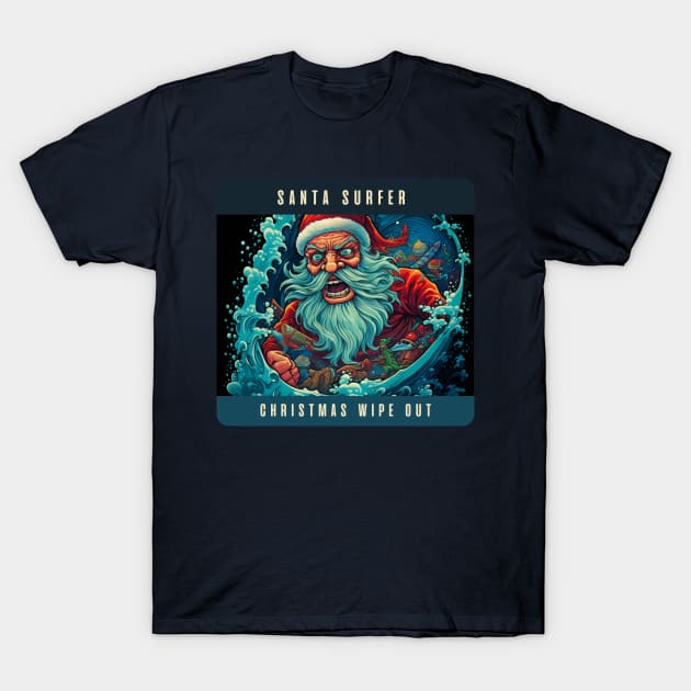 Christmas Wipe Out T-Shirt by baseCompass